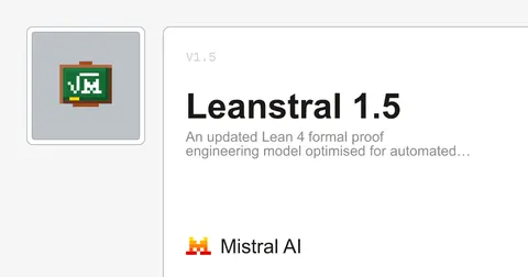 Leanstral 1.5 - Mistral AI