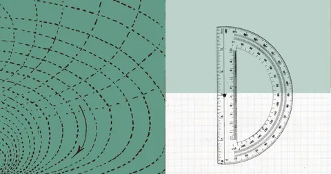 Mathematical image reminiscent of elliptical curves